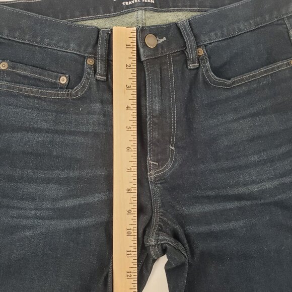 Banana Republic Jeans Men 31x34 Slim Fit Traveler Stretch Dark Blue Denim NWOT - Picture 10 of 10
